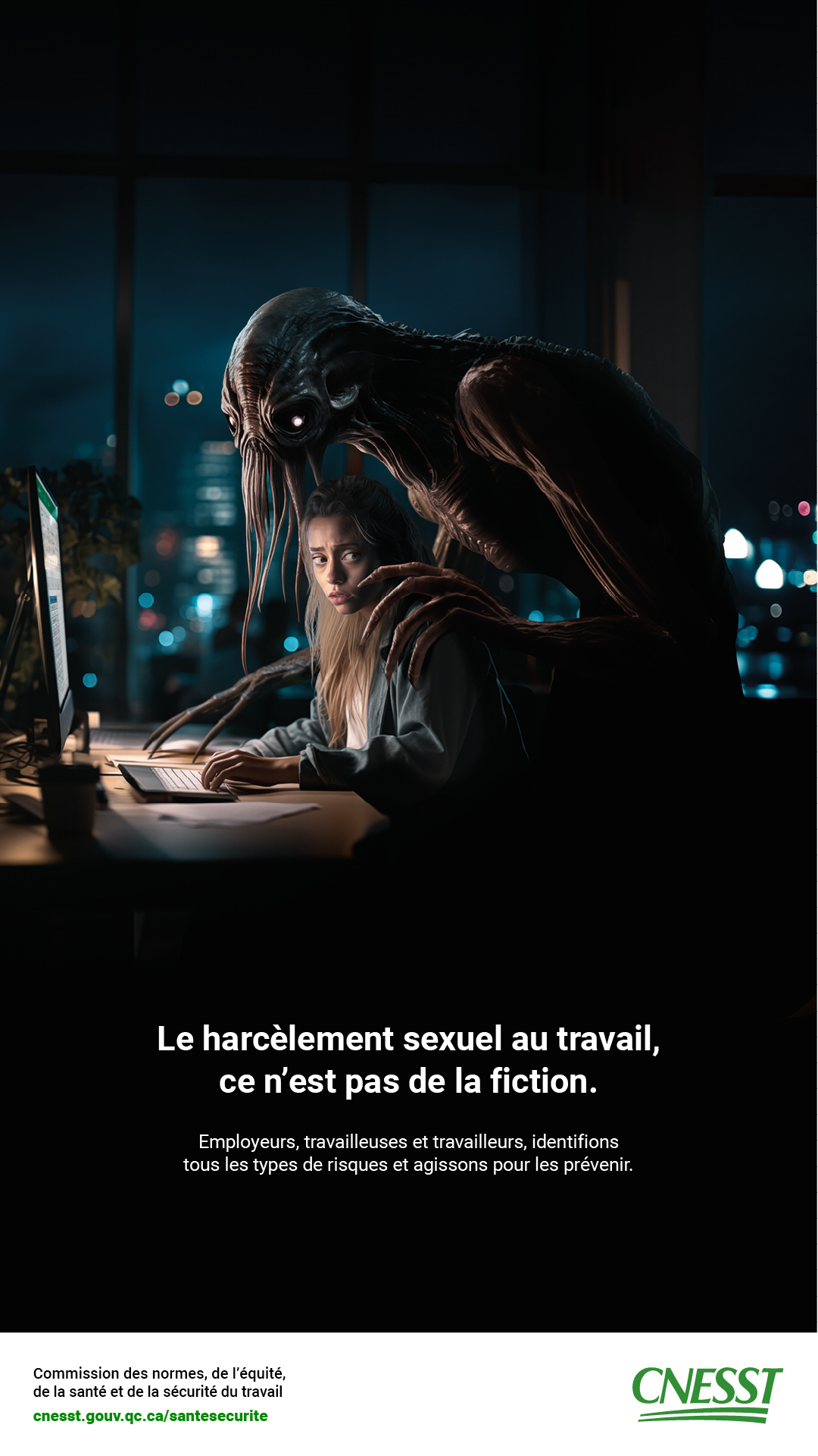 La campagne Fiction sur la prévention de la violence en milieu de travail – Combat des publicités 2024